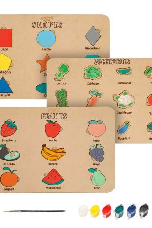 Shape, Vegetable and Fruit Puzzle