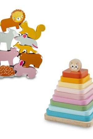 Square Stacker and Jungle Jenga