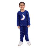 Navy Blue Moon & Star Night Suit