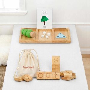 Letter Blocks with Read, Create & Write Tray