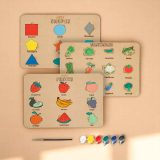 Shape, Vegetable and Fruit Puzzle