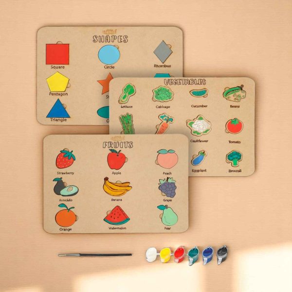 Shape, Vegetable and Fruit Puzzle