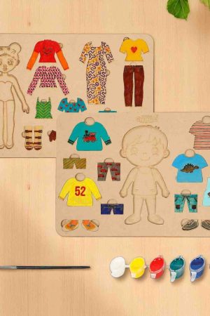 Dress Up Puzzle- Boy and Girl
