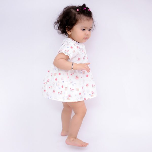 British Print Frock and Bloomer Set