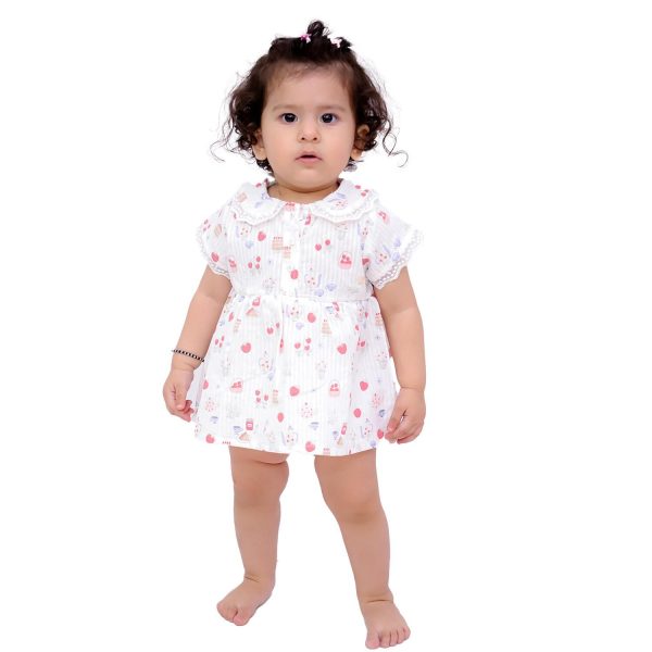 British Print Frock and Bloomer Set