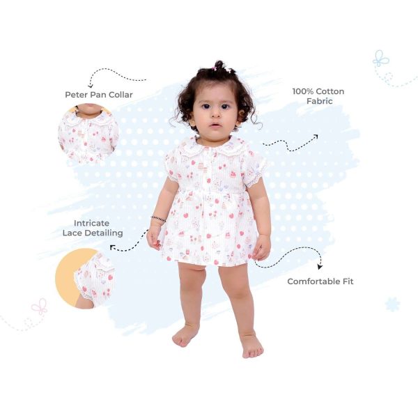 British Print Frock and Bloomer Set