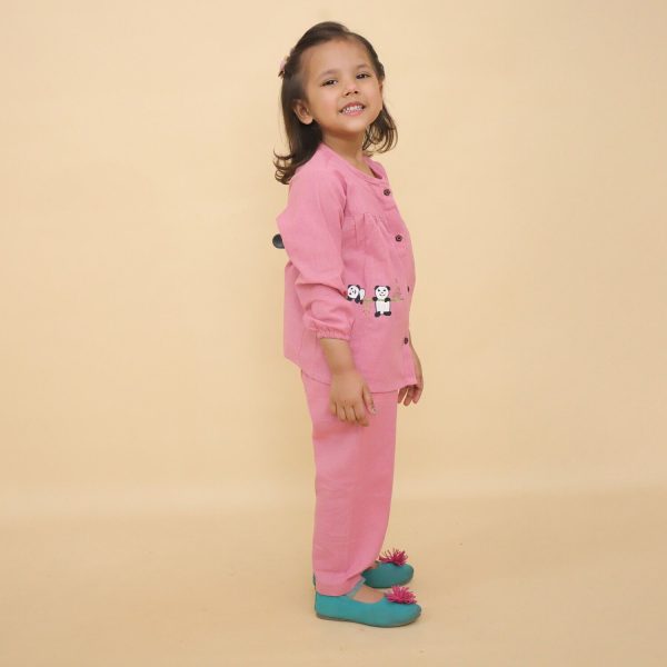 Pink Panda Kurta Pajama