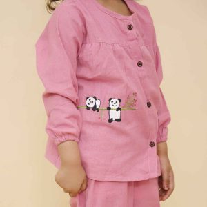 Pink Panda Kurta Pajama