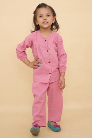 Pink Panda Kurta Pajama