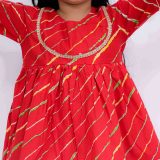 Red Lehriya Sharara Set