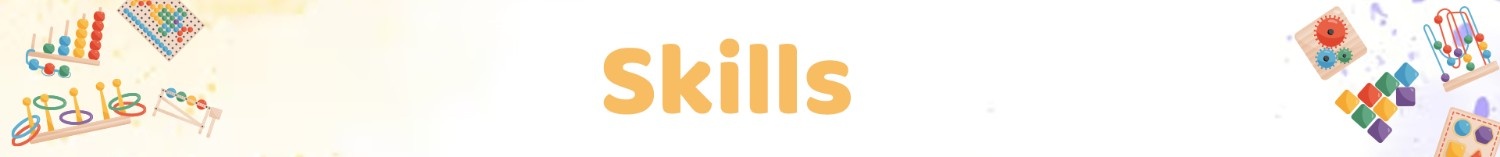 Skill Toys for Kids Banner