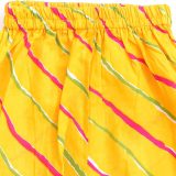 Green Yellow Lehriya Co ord Set