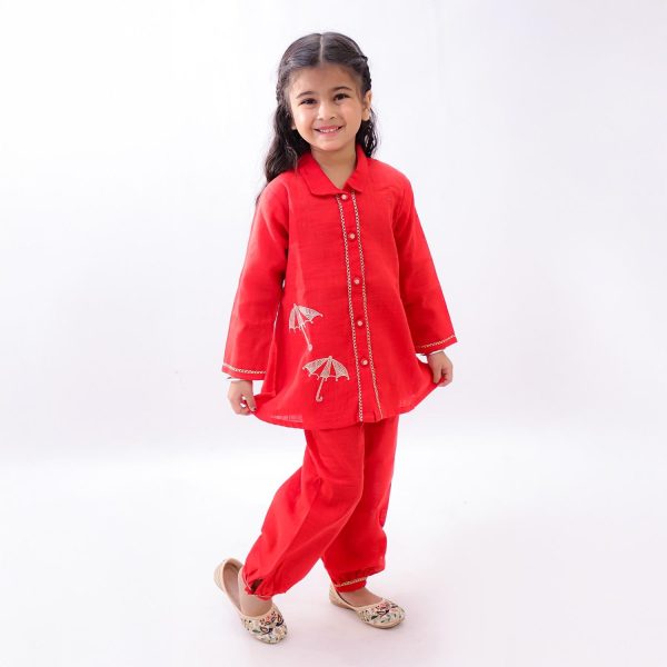 Red Umbrella Co Ord Set