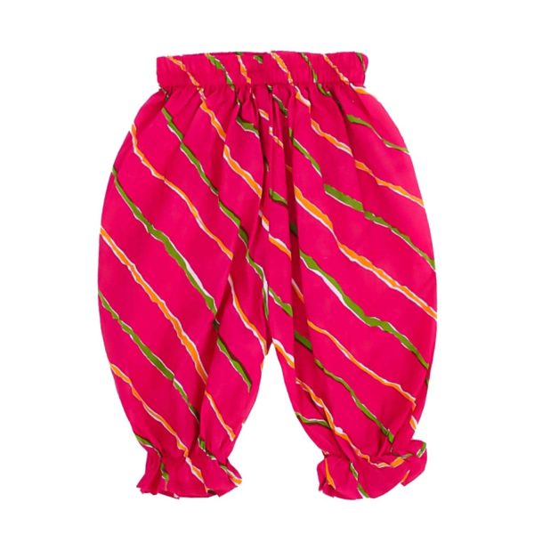 Blue Pink Lehriya Co Ord Set