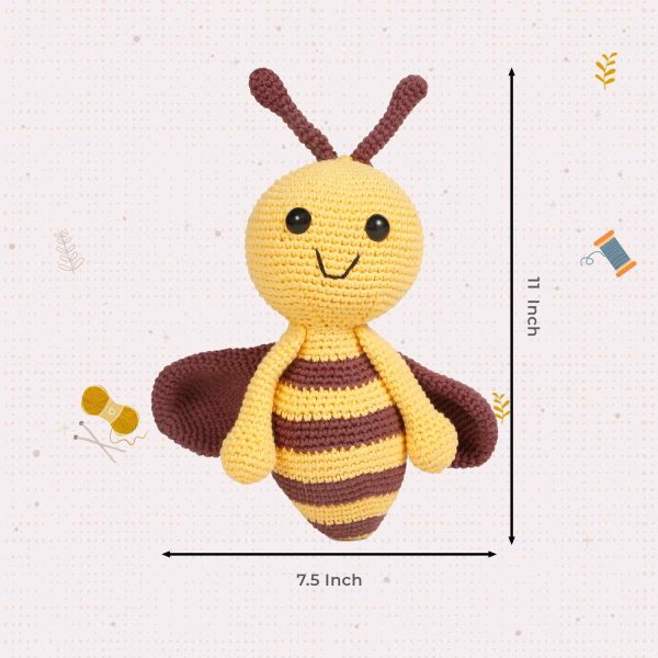Honey Bee Crochet Toy