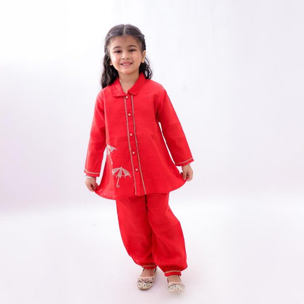 Red Umbrella Co Ord Set