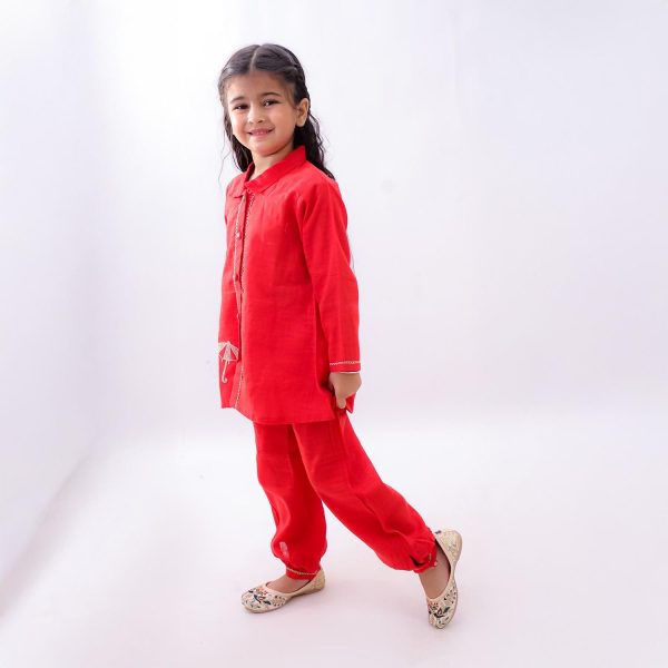 Red Umbrella Co Ord Set