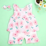 Pink Flower Print Frock