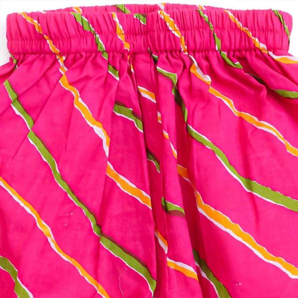 Blue Pink Lehriya Co Ord Set