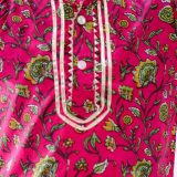 Red Floral Kurta Pajama