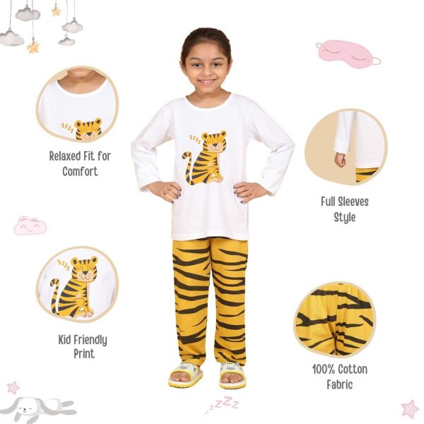 Tiger Printed Night Suit