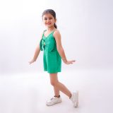 Green Bow Playsuit