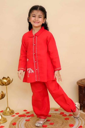 Red Umbrella Co Ord Set