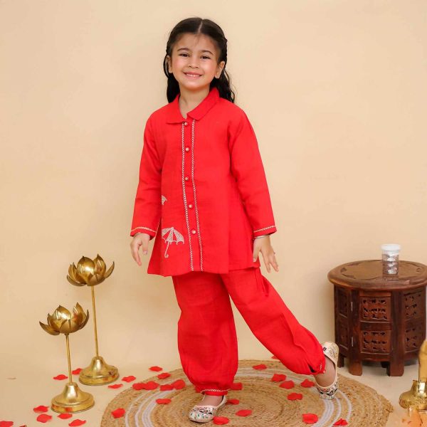 Red Umbrella Co Ord Set