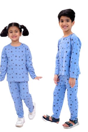 Grey Starry Night Suit