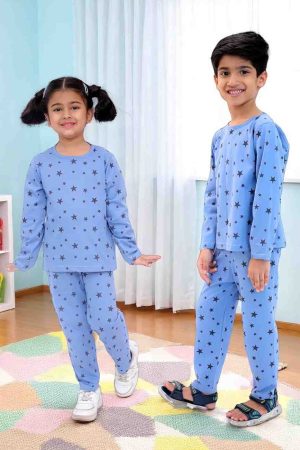 Grey Starry Night Suit