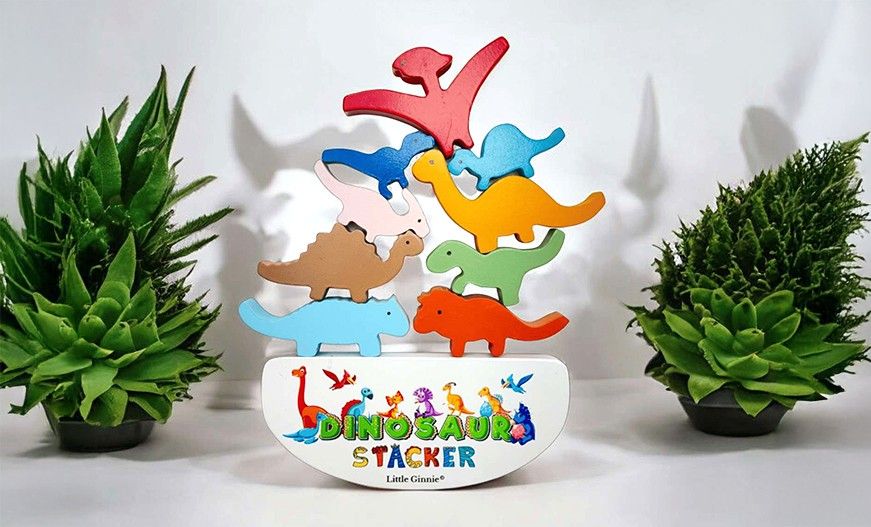 Dinosaur Wooden Stacking Toys