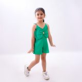 Green Bow Playsuit