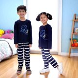 Dark Blue Lion Night Suit
