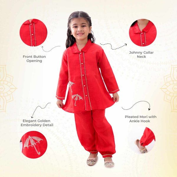 Red Umbrella Co Ord Set