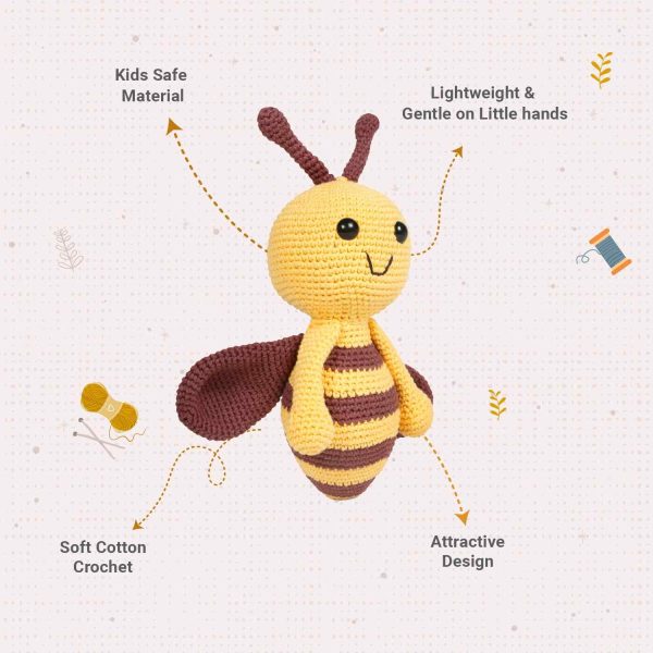 Honey Bee Crochet Toy