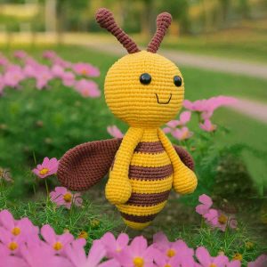 Honey Bee Crochet Toy