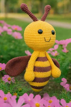 Honey Bee Crochet Toy