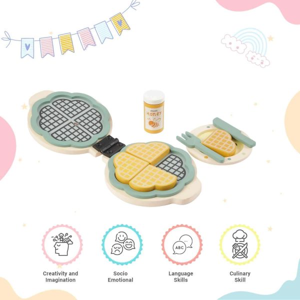 Waffle Delight Beige Pretend Playset