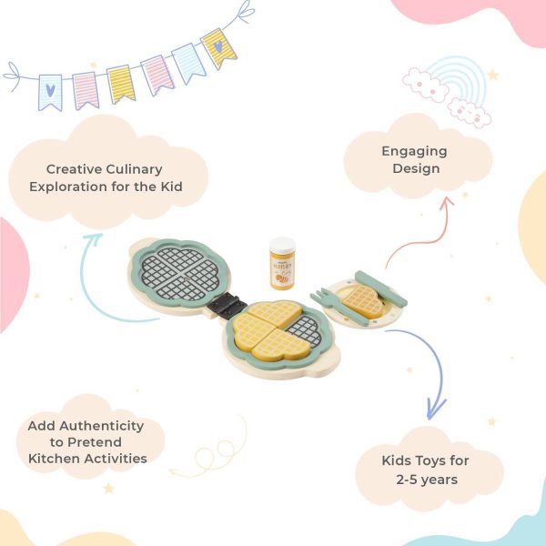 Waffle Delight Beige Pretend Playset