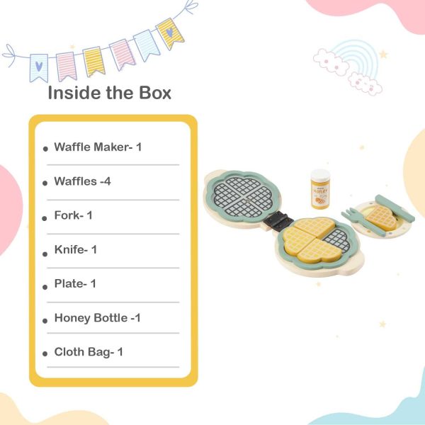 Waffle Delight Beige Pretend Playset