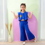 Blue Sunflower Co Ord Set