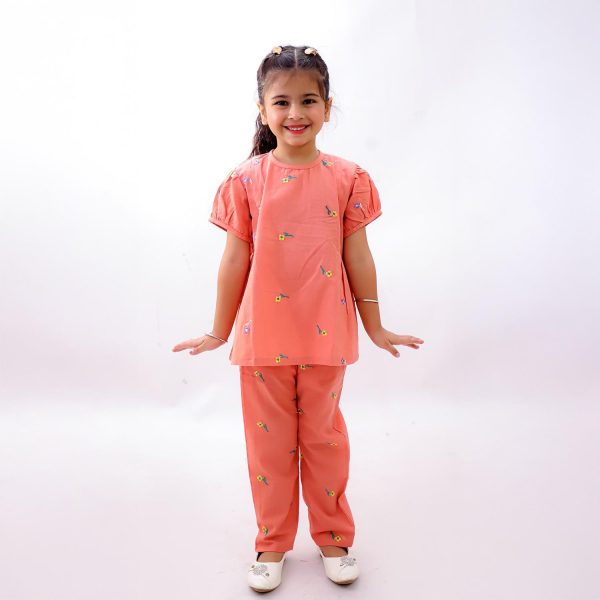 Peach Co Ord Set