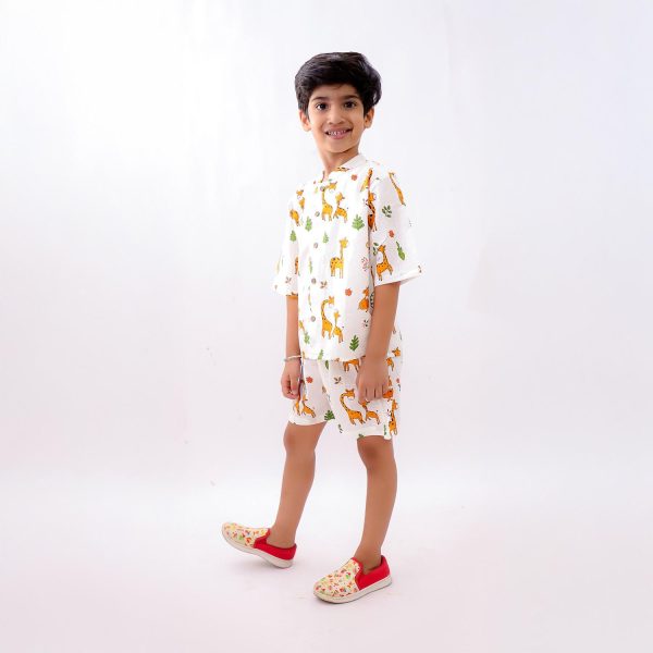Giraffe Shorts Set