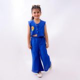 Blue Sunflower Co Ord Set