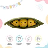 Dark Green Peas Soft Toy