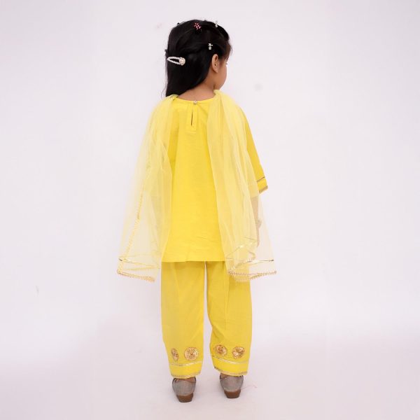 Yellow Jacket Suit Set