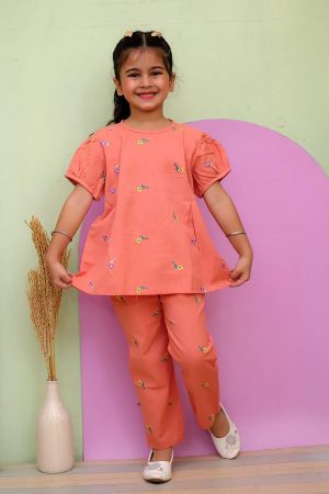 Peach Co Ord Set
