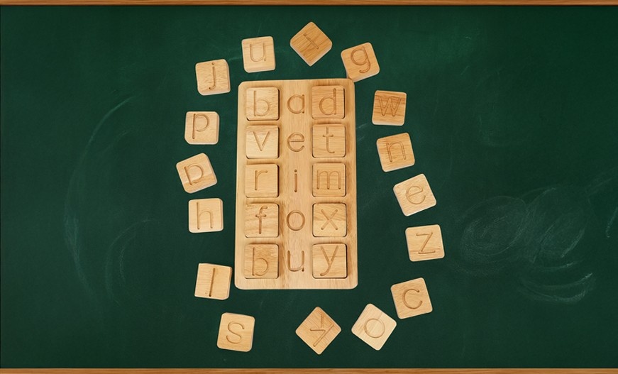CVC Word Building Tray