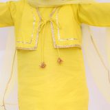 Yellow Jacket Suit Set