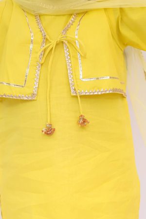 Yellow Jacket Suit Set